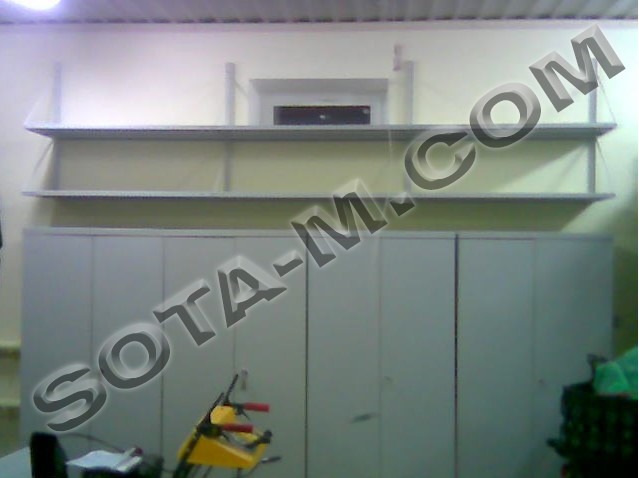 # #стеллажи с оцинкованными полками